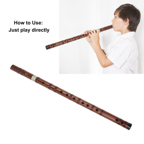 Bamboo Chinese Style Vertical Recorder Kit G Key, Performance Instrument 2