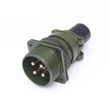 Military Aviation Connector with CorrosionResistant Contacts for Secure MILSpec Electrical Connection