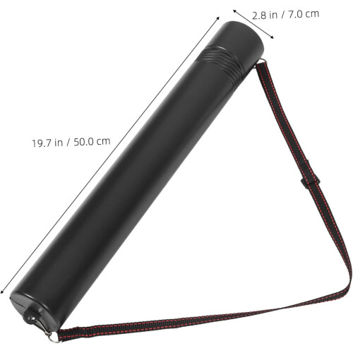 Telescoping Plastic Drawing Tube Art Storage Expands Includes Shoulder Strap for for Posters Blueprints Ref: 3700 2
