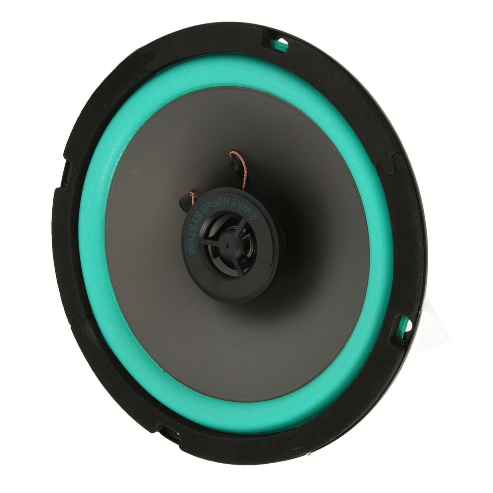 6.5In Car 2-Way Coaxial Speakers 80W Stereo Door Audio System 8721382654149
