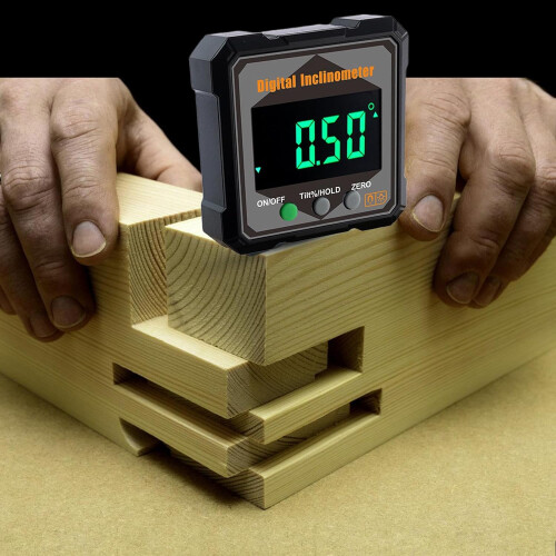 Easy Carry Electronic Angles Measurer Portable Digital Angle Gauge  Accuracy Red For Projects Engineering Leveling 1