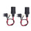 2Pcs DC 12‑24V Female Car Cigarette Lighter Socket 8A 30cm Cable 2