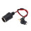 2Pcs DC 12‑24V Female Car Cigarette Lighter Socket 8A 30cm Cable 14