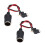2Pcs DC 12‑24V Female Car Cigarette Lighter Socket 8A 30cm Cable 8