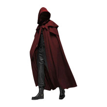 Unisex Halloween Hooded Cloak Long Costume Cape, Multiple Colors & Sizes