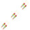 6Ud Silbatos Infantiles Multicolor Para Estimulación Y 5