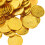 200Ud Monedas Pirata De Plástico Doradas Para Eventos 7