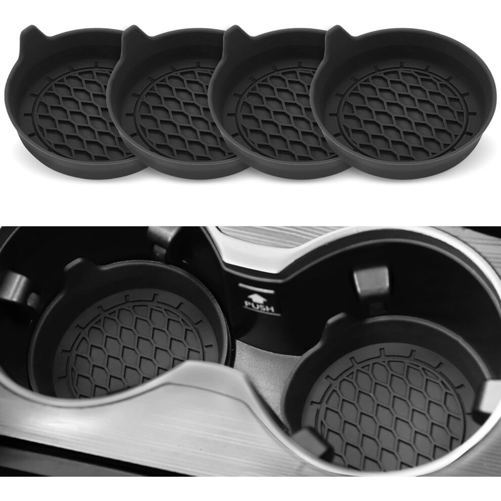 Silicone Cup Holder Coaster 20152024 Nonslip Insert With Leakproof Edge For Nissan Murano 9174973058755