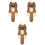 3Ud Tapetes Para Rayar De Sisal Caqui 5