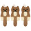 3Ud Tapetes Para Rayar De Sisal Caqui 6