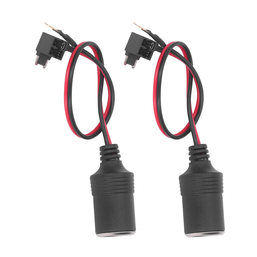 Pair Dc 12-24V Car Female Socket Connector For Cigarette Lighter Adapter 3681382654653
