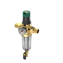 RV Water Pressure Regulator and Filter Kit NSF Certified Lead Fresh Water Kit 1inch Yellow