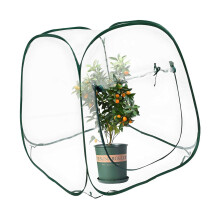 Insulated Plant Shelter for Outdoor Gardens Transparent PVC