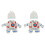 2Ud Disfraz Perro Multicolor Adorable Y Resistente Para Decorar 4