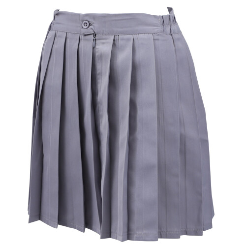 2Ud Falda Escolar Plisada Spandex Con Alta Niñas
