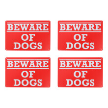 12Ud Vintage De Perro Para Advertir Y Decorar Exteriores