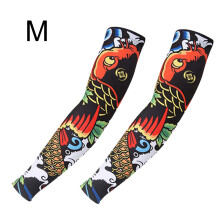 Manicotti compressivi per braccia in tessuto elasticizzato ad alta elasticità, rinfrescanti, con protezione UV, traspiranti e leggeri, manicotti