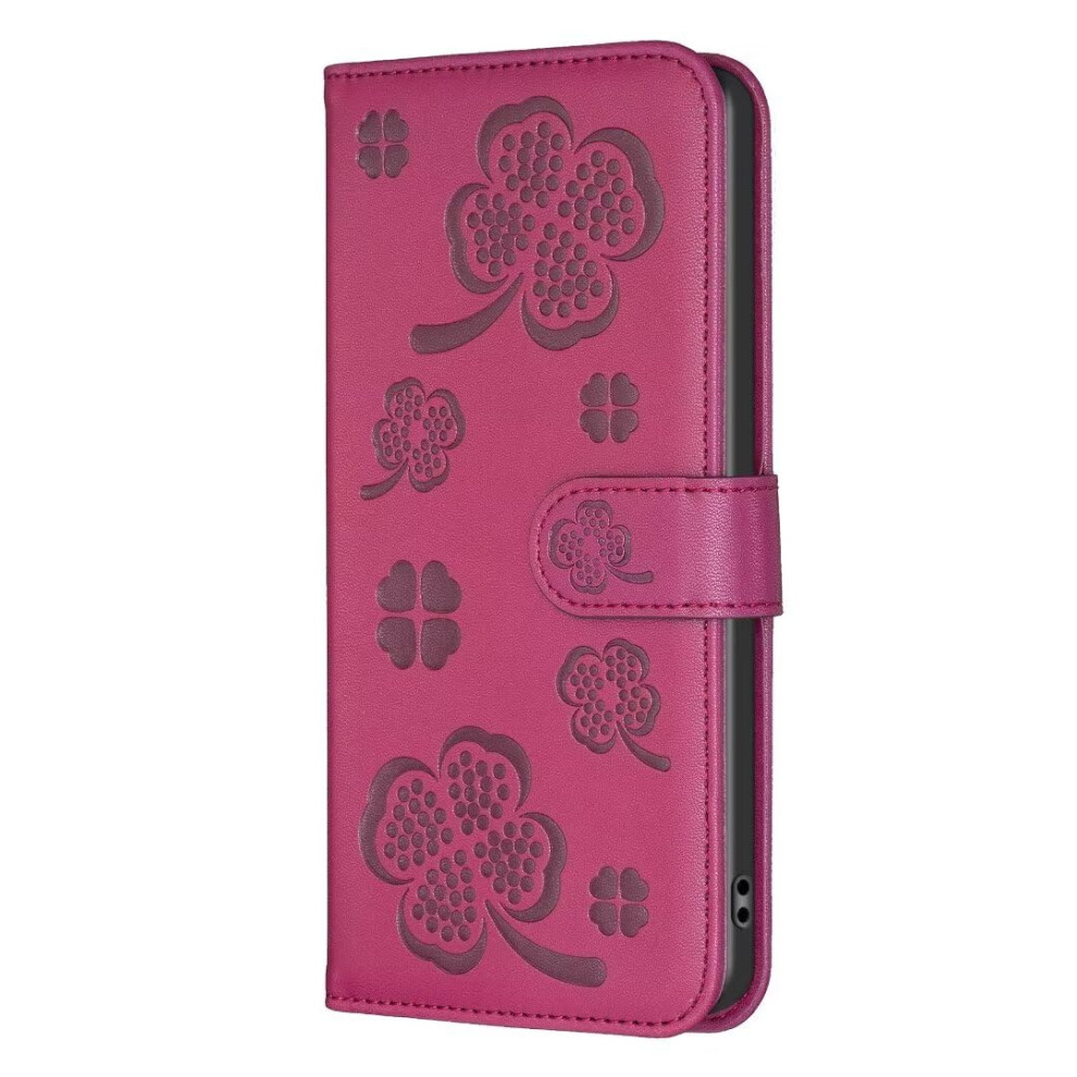 Leather Flip Wallet Case With Magnetic Closure Kickstand Card Holder Rose For Xiaomi Mi Note8 Red 9199774087148