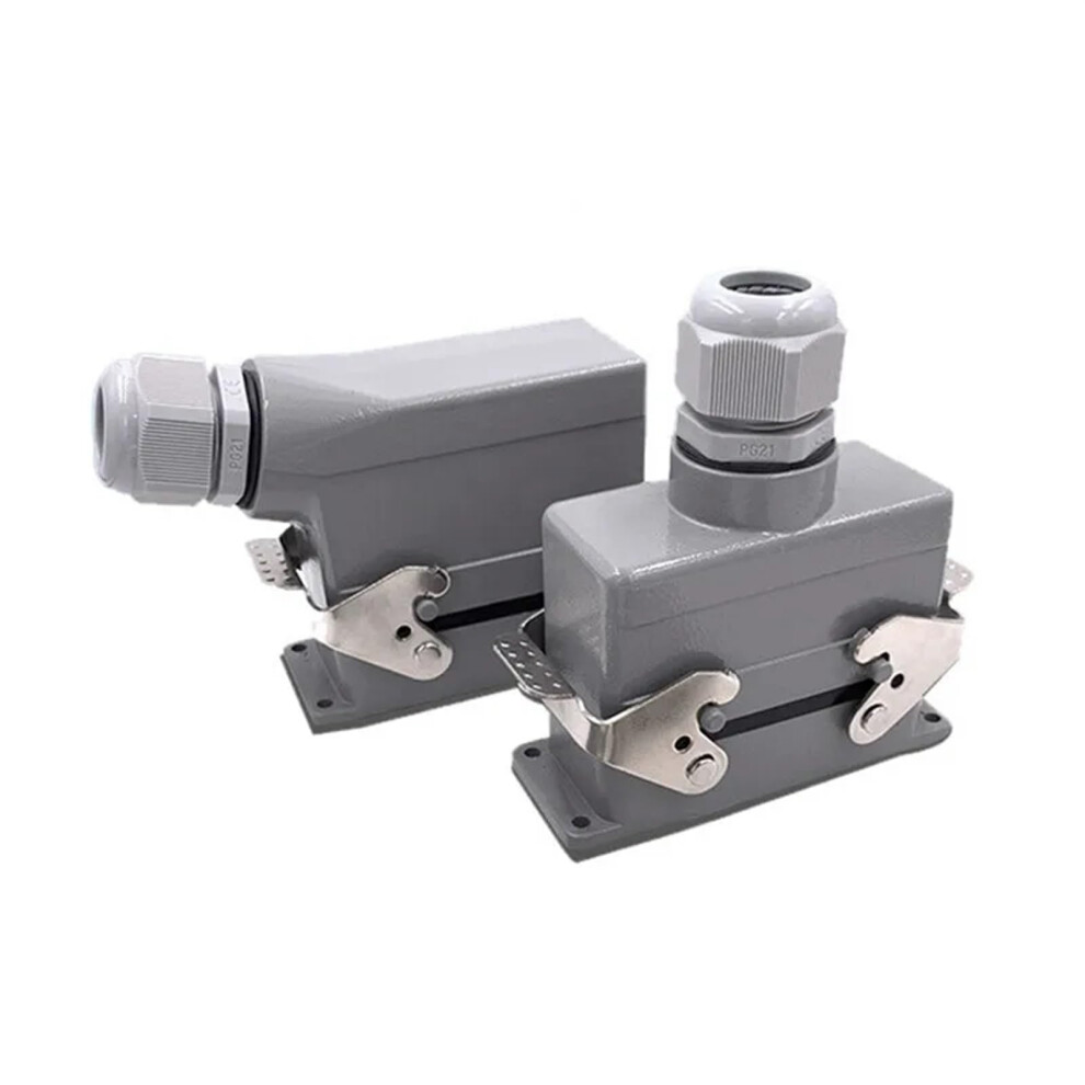 Heavy Duty Connectors 6Pin 35A Rectangular Aviation Connector Plug F/M Screw Connection Industrial 9189345409721