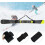 Ski Carry Strap Poles Strap Ski Backpack Adjustable Shoulder Strap Black 2