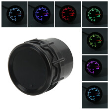 52 mm Öldruckanzeige mit 7-farbigem LED-Hintergrundlicht für Auto & Motorrad