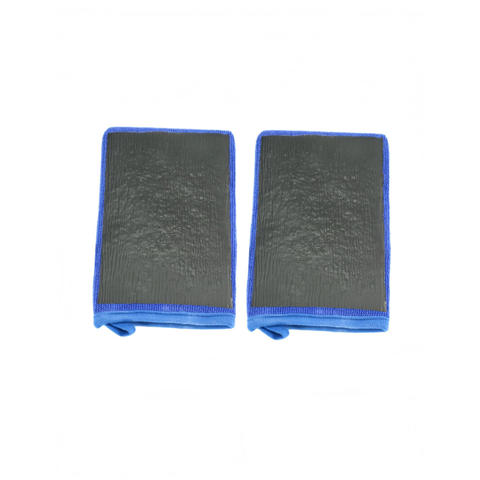 Clay Mitt 2 Pack Set With Microfiber Bar Towel And Auto Detailing Glove For Car Detailing Enthusiasts 9347817312232
