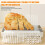 Bread Slicer, Homemade Cutter, Foldable Crumb Tray, AntiSlip Base, White Ref: 4447 5
