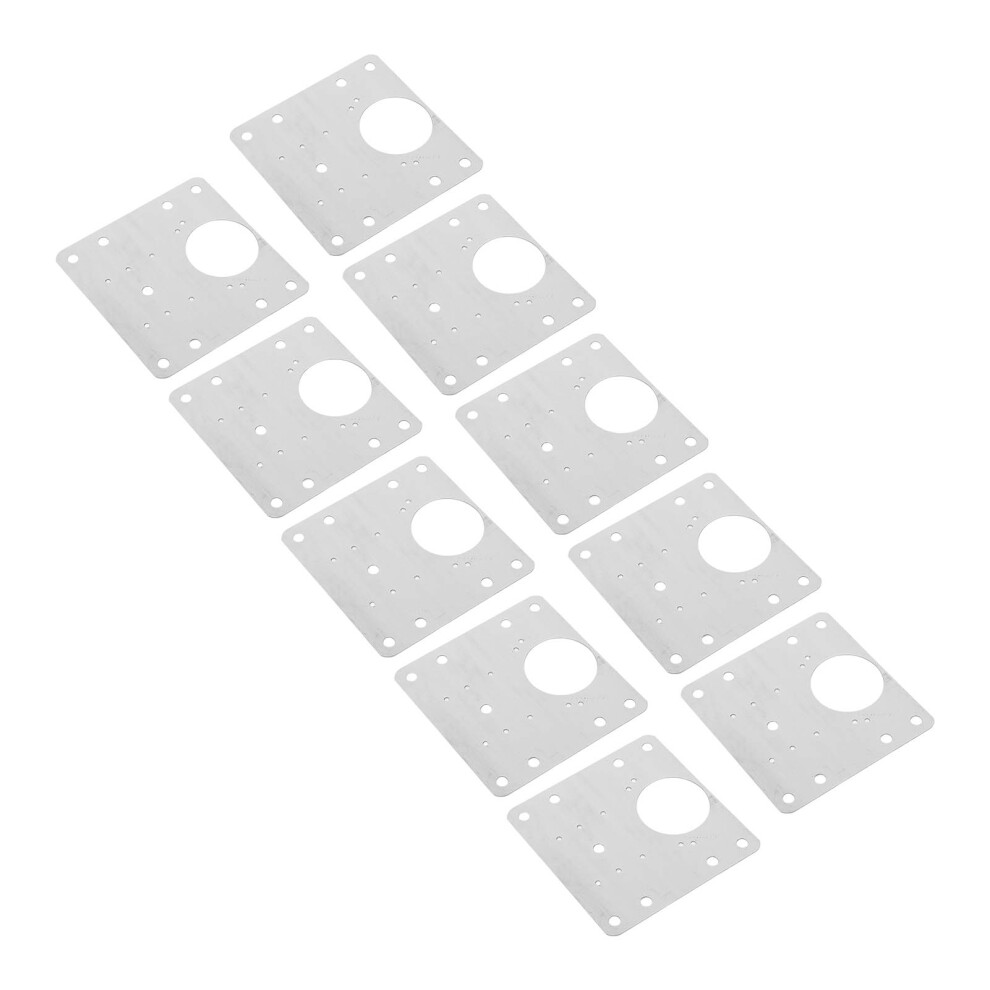30Pcs Stainless Steel Cabinet Door Repair Plates 9X9cm Hinges Fixing Board 4911375415039