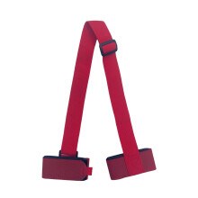 Skimate Snowboard Carrier, Adjustable Straps, Durable Bindings Red