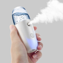 (As show, One size) Sunrain Small Spray Bottles compatible with Alcohol, Plastic Electric Fine Mist Sprayer compatible with Cleaning and Hair
