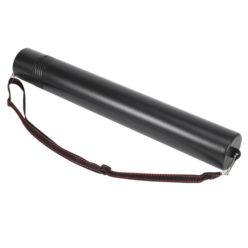Black Plastic Drawing Picture Storage Tube Poster Scroll Holder Ref: 5304