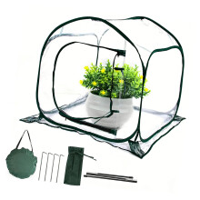 Transparante PVC-schuilplaats voor plantenobservatie en