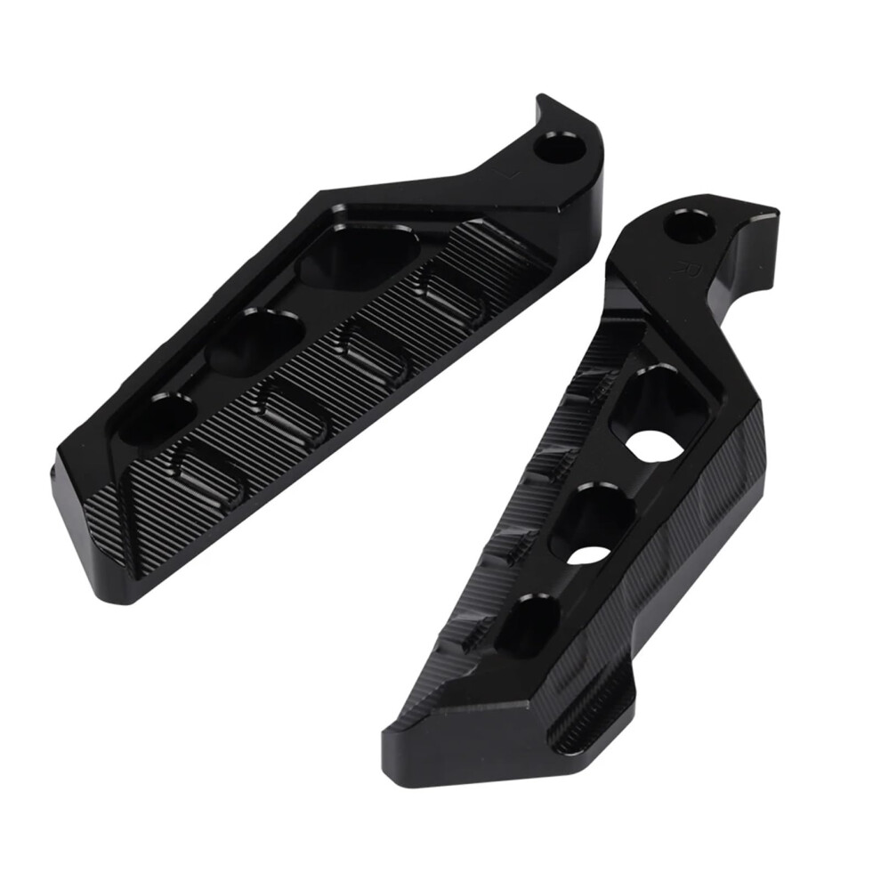 Rear Passenger Antislip Cnc Aluminum Motorcycle Foot Pegs Footrests For Tmax 530 560 Black 9426802689549