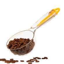 Cat Food Scoop Measuring Cup With Bag Clip Kitten Strip Squeeze Spoon For Wet Treats Pet Dispenser For Cats