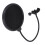 Durable Metal/Plastic Mic Pop Filter with Flexible Gooseneck 35cm 4