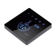 3A WiFi Smart Thermostat 5-60C Touch LCD 4500W Schwarz