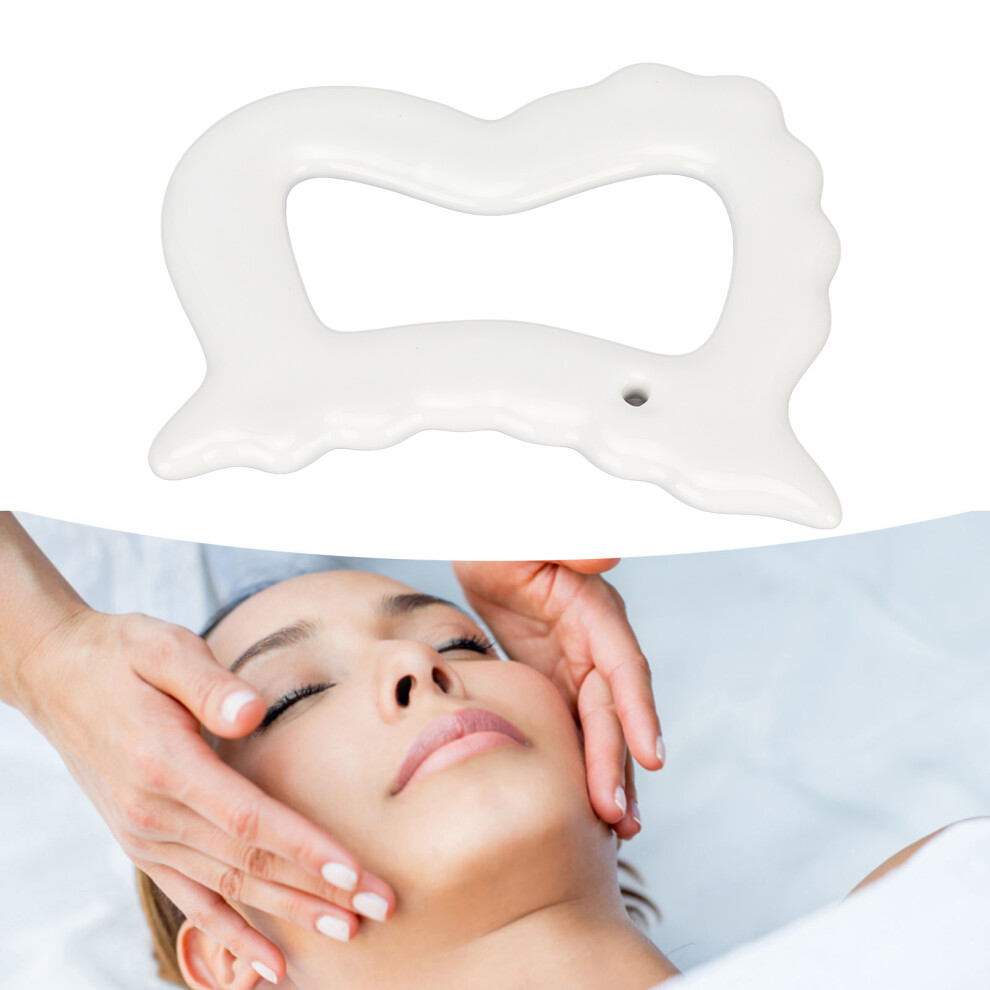Ceramic Gua Sha Body Massage Tool for Facial Chin and Neck Scraping