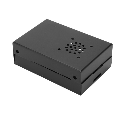 Custodia in alluminio per Raspberry Pi 4B 3,54"x2,36"x1,18" Nero 2