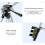 Portable and Flexible Tripod Bracket for Camera, Phone, with Drawstring Bag 5