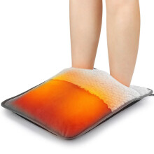 Heated Foot Warmer USB Fast Heating Under Desk Mat, Constant Temperature Foot Warmer for Knees, Legs, Shoulders, Hands