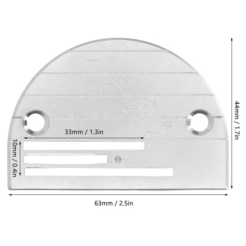 Industrial Sewing Machine Replacement: 5 Pcs Heavy Duty Needle Plates B Type 2