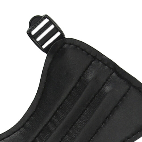 Schwarze PU-Leder-Schößchenarmprotektor, 22 cm x 8 cm, universell 2