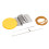 Mini Knitting Machine 10 Needles Yellow - Simple DIY Tool for Home Repairs 4