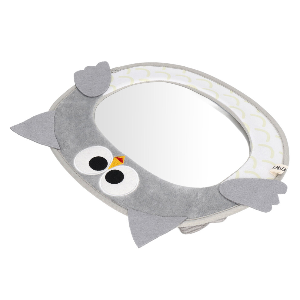 Cartoon Baby Car Mirror Acrylic Seat Rearview Safe View Owl Design