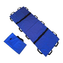 Portable Lightweight Soft Stretcher With Thickened Canvas, 12 Handles For Home School Sports Outdoor Activities A