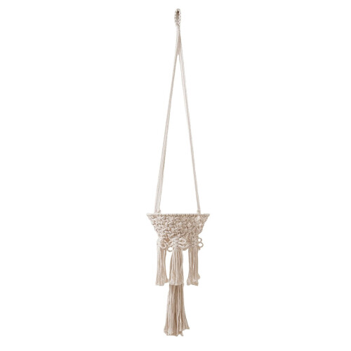 Multipurpose Cotton Rope Hanging Organizer Decorative Plant-B