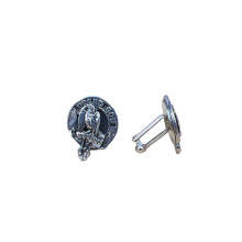 Munro Clan Crest Pewter T-Bar Cufflinks