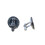 MacLean Clan Crest Pewter T-Bar Cufflinks 1