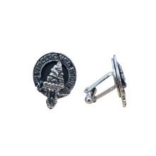 MacNeil Clan Crest Pewter T-Bar Cufflinks