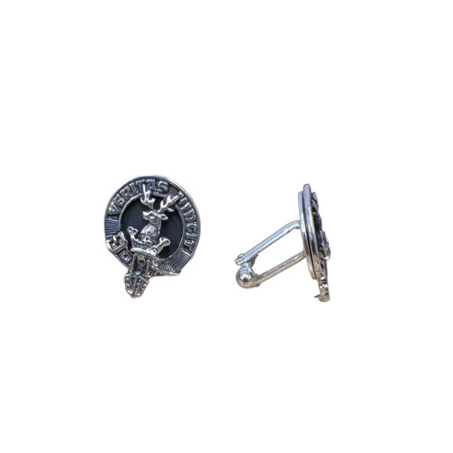 Keith Clan Crest Pewter T-Bar Cufflinks
